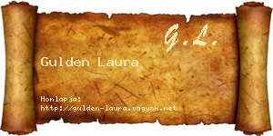 Gulden Laura névjegykártya
